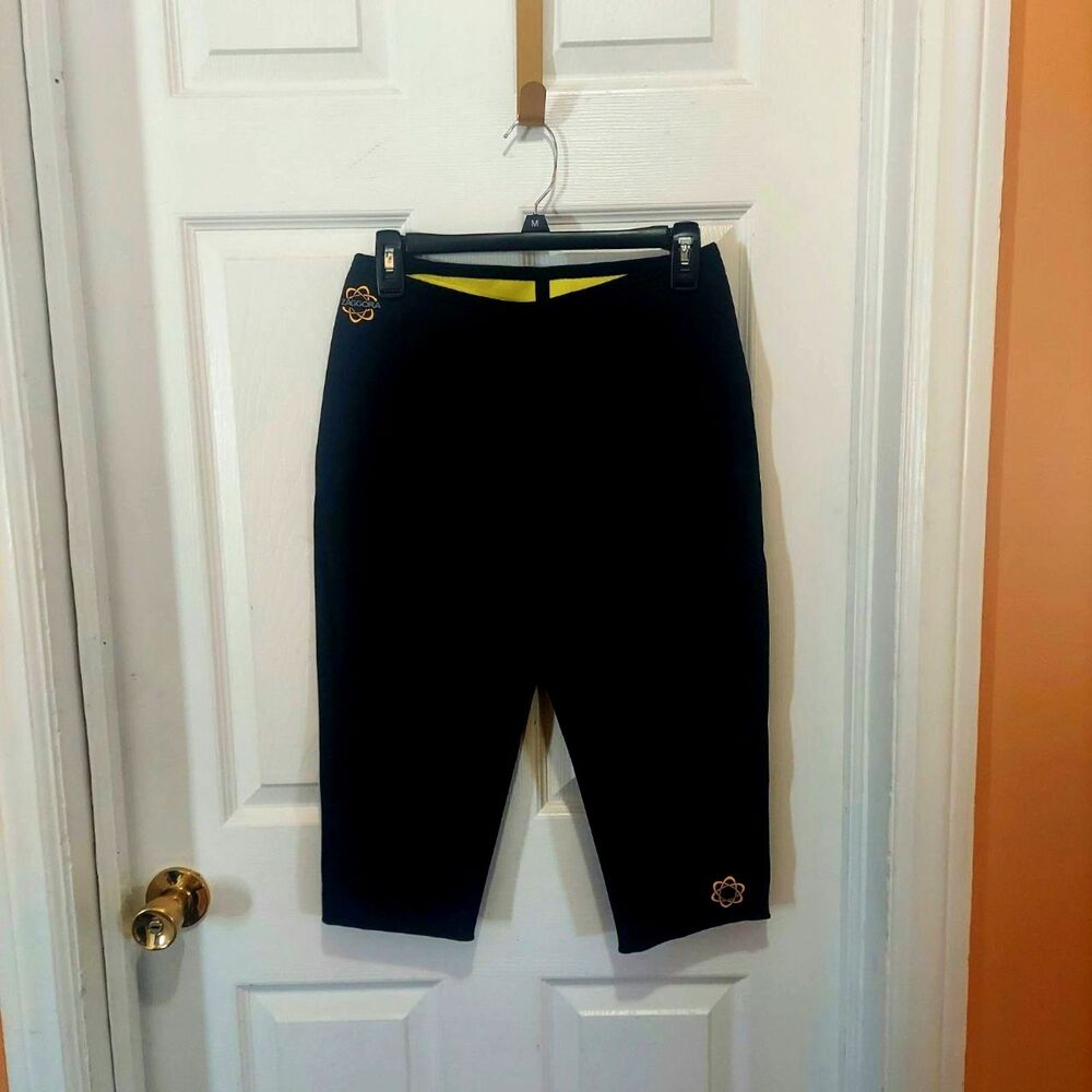 Zaggora Neoprene Hot Pants Thermo Capri Workout Short Leggings Size Medium